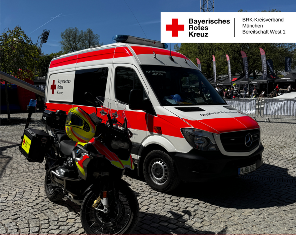 MZF und Motorrad bei den E-Bike Days im Olympiapark